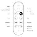 New Replacement Remote Control for 2020 Google 4K Snow G9N9N Bluetooth Voice TV Remote Control. 