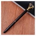 Customized Diamond Topped Black Pen. 
