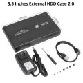 HDD CASE 3.5 INCH SATA HARD DISK CASE 2.0 PC Computer Hard Disk Drive Case. 