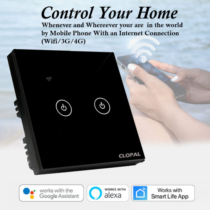Clopal%20Black%20Smart%20Touch%20WiFi%20Switch%20Series%20with%20Mobile%20Control,%20Voice%20Control%20Compatible%20with%20Alexa,%20Google%20Assistant,%20IFTTT,%20Home%20Automation,%20and%20Smart%20Energy%20Management%20-%20Image%202