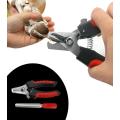 Cat Nail Clipper Cutter Dog Nail Clipper Cutter Pets Pet Toe Care Stainless Steel Dogs Cats Scissors Clippers Grooming Trim Nails Birds + Nail File - PS318 - PS-GR. 