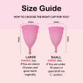 Menstrual Cup Pink Color Large & Small Deepsea Life Sciences. 