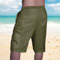 Beach Shorts Pockets Multi Pockets Men Shorts. 