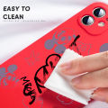 Hontinga for Huawei P20 Pro Case Cute Mouse Design Side Design Phone Case Square Edge Pattern Liquid Silicone Cases Full Cover Camera Shockproof Protective Case. 
