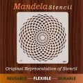 Mandala 1 Pcs Reusable Stencil For wall Painting Art DIY Home Decor, Album Crafts and Canvas ID 46. 