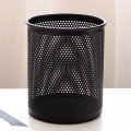Round Mesh Pencil Pen Stationery Holder Container Organizer Office Supplies. 