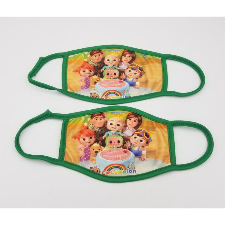 COCOMELON THEME MASKS ( PACK OF 2 MASKS )