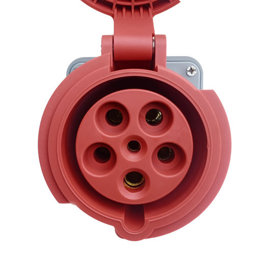 Industrial%20Socket%20Surface%20Mounted%20220-240%20V%20-%2063A%205-Pin%20-%20Red%20-%20Image%202