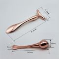 Product Beauty Tools T-shape Massage Stick Magic Stick Eye Massage Roller Face Lifting Eye Cream Spoon Face Cream Applicator. 