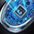S9 True Wireless Stereo Mini Waterproof Bluetooth-compatible 5.0 Wireless Earphone HiFi Earbuds with Mic. 