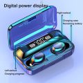 KINGSTAR F9 TWS Bluetooth 5.0 Earphones Touch Control Sports Headset With Mic HiFI Stereo In-ear Earbuds Wireless Headphones. 