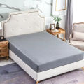 Fitted Bed Sheets High-Quality Jersey Knit Fabric Elasticated King Size Bed Fitted Bedsheet And Single Bed Bed Sheet Stretchable Mattress Covers Multi Color bedsheets Cotton Sheets Double Bedsheets Single Bedsheet. 
