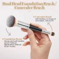 2 in 1 Double Head Foundation Make Up Brush Soft Concealer Brush Shadow Blush Brush Beginner Basic Beauty Cosmetic Tools. 