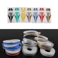 12mm PinStripe Pin Stripe Tape Decal Vinyl Car Stickers Gold Double Steamline Silver Motorcycle Car Accessory Line White St S6L5. 