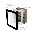 Premium Quality Arabic Motivational Quotes Wall Art Gallery Picture Frame for Living Room, Library, Office, and Studio. 