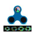 LED Light Fidget Spinner - Sky Blue. 