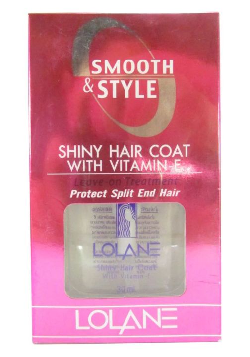 LOLANE - Smooth & style shiny hair coat with vitamin E protect split end hair (85ml - PREMIUM QUALITY)