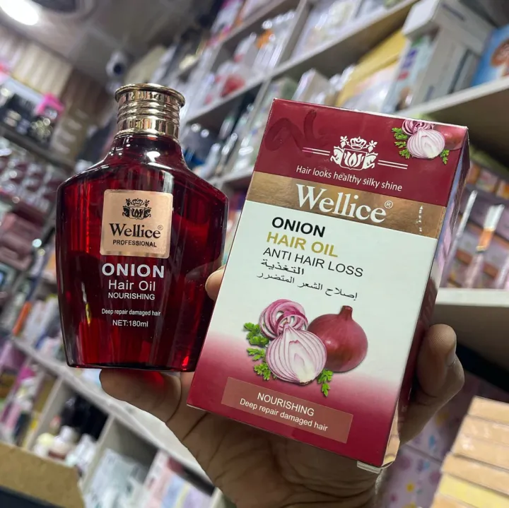 Wellice%20Onion%20/%20Garlic%20Repair%20&%20Moisture%20Softer%20Smoother%20&%20Moister%20Hair%20Oil%20For%20Girls%20&%20Women%20Onion%20Hair%20Oil%20-%20Image%203
