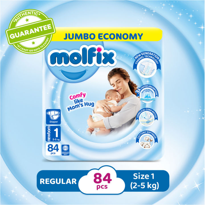 MOLFIX CC UV NEWBORN 84Pcs JUMBO PK