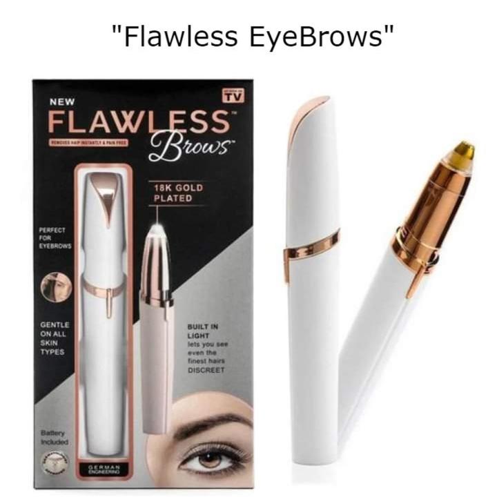 Flawless Brows Eyebrow Hair Remover Machine - Original Rechargable| 24-7 STORE