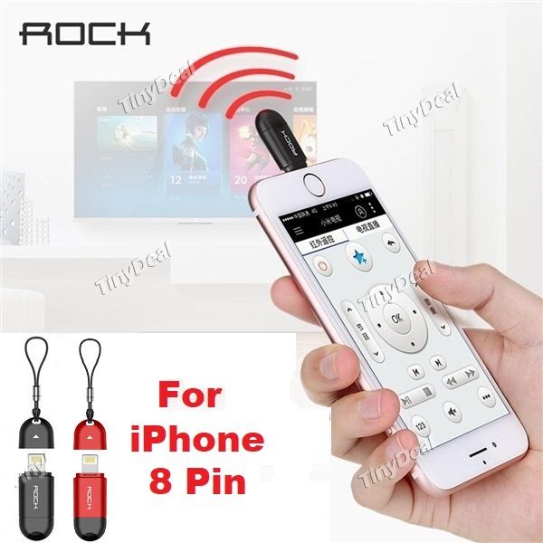 ROCK Brand IR Remote Controller For iPh 8 Pin Smart infrared Remote Control - BOX