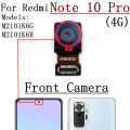 Front Rear Camera For Xiaomi Redmi Note10 Note 10 Pro 10Pro Big Main Backside View Wide Back Camera Phone Flex Cable. 