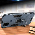 Protect Cover Shockproof Armor Stand Case for Realme C25 / Realme C25S with Holder Ring Phone Cases for Realme C25 / Realme C25S Car Magnet Phone Case. 