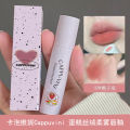 Cappuvini Lip Cream Velvet Matte Lipstick Soft Mist High-Looking Affordable Student Peach Matte Lipstick. 