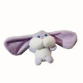 Children's cute plush toys, rabbits, big ears, rabbits, ragdolls, easy to clean, keys, pendants, dolls. 
