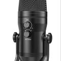 FIFINE USB Studio Recording Microphone Computer Podcast Mic for PC, PS4, Mac with Mute Button & Monitor Headphone Jack, Four Pickup Patterns for Vocals YouTube Streaming Gaming ASMR Zoom-Class (K690). 