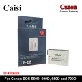 Caisi Lp-e8 Battery For  Canon EOS 550D, 600D, 650D and 700D Cameras. 