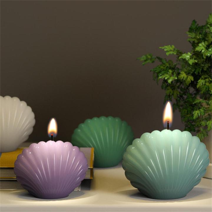 3D Ocean Shell Candle Mould DIY Plaster Craft Mould Home Decor Craft Mould Handmade Candle Making Supplies