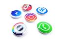 Shiny Social Apps Universal Pop Socket Of Facebook Messenger WhatsApp Skype TikTok Instagram Candy Camera B612 etc. 