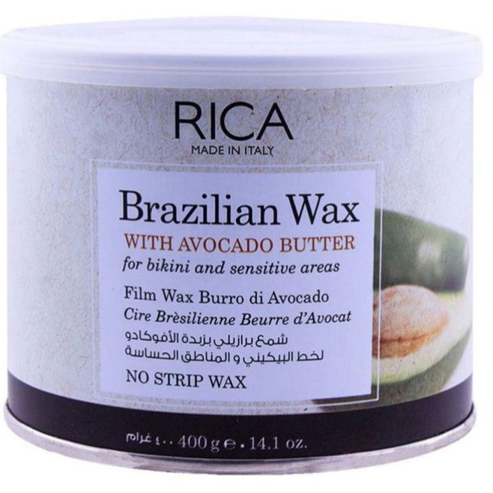 Electroginal Rica No-strip Brazilian Avocado Butter Wax 400ml Made in Italy