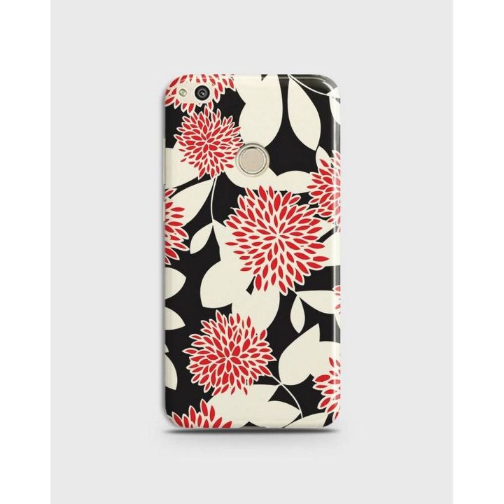 Huawei Gr3 (2017) Cover 3D Hard Case  Red Flower Style - 1Cover2152-