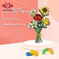 Lululemon Building Block Ornament Smooth Edge Romantic Rose Flower Building Block Toy Holiday Gift. 
