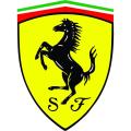 Ferrari Logo Sticker - 3 inch x 2 inch - Aesthetic Art Stickers for mobile back, Laptop, dairy and for decorating your stuff and making them look more attractive - Laptop Sticker. 