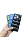 Itel P55 Back Cover Soft Puffer Down Jacket Camera Protection Phone Case. 