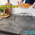 Heavy Duty STOVE TOP GRILL Hot Pot Stand Pan Chrome Plated Stand Kettle Stand Tea Pot Holder Plant Pot Stand Cooker Stand - 8 inches. 