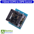 SOP8-SOP16 to DIP8 Wide-body Seat Wide 150mil 200-209mil Programmer SOP8 Adapter Socket for EZP2010 EZP2013 CH341A IC test by Electrica. 