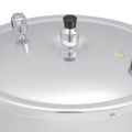 CHEF Sleek Handle Aluminum Pressure Cooker with Steam Roaster 1205 - 9 Liters [Life Time Blast Proof Warranty]. 