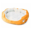 Fleece Samoyed Huskie Pet Dog Cat Sleeping Bed Cushion Pad Blanket Nest Seat. 