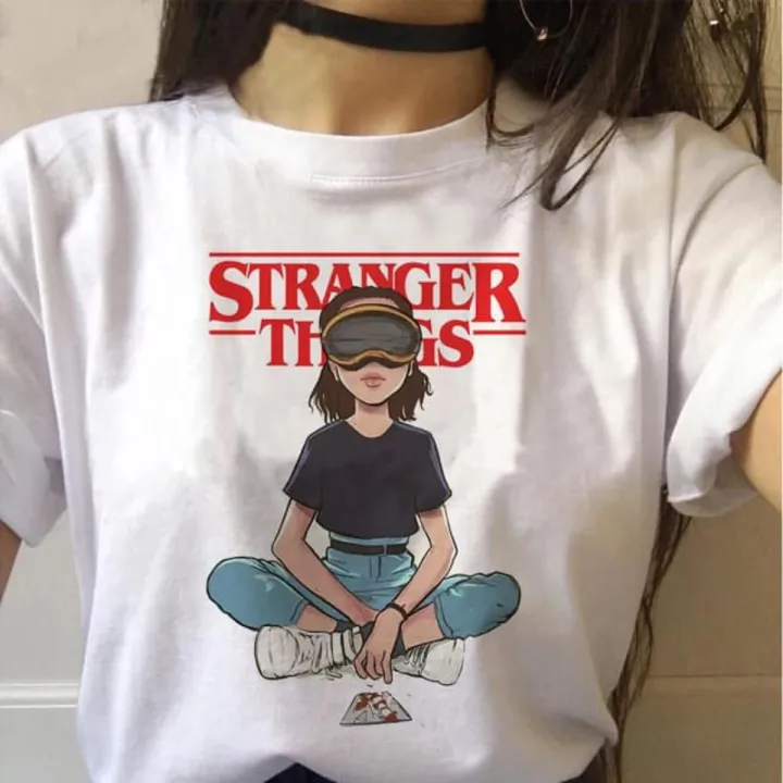 T%20shirt%20for%20girls%20&%20Women%20STRANGER%20THINGS%20Printed%20Summer%20Cotton%20Round%20Neck%20Half%20sleeve%20-%20Image%204