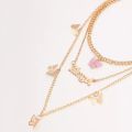 Three Layer Necklace For Girls - Double Layer Necklace For Women - Necklace For Girls Stylish Korean Jewellery. 