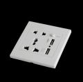 Dual USB Universal Socket for Mobile Charging Multi Plug. 