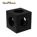2/4Pcs  Part 2020 Aluminum Block Cube Prism Connector Wheel Regulator Corner V-Slot Three Way Connector For. 