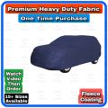 HEAVY DUTY Premium FLEECE Coated JACKET Car Cover - Waterproof HAIL Proof Knife Protected Scratch Protected Sunlight Protected Insect Proof Longest Life Fabric Car Top Cover. 