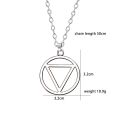 Akatsuki Hidan Ninja Jashin Necklace Trinity Symbol Baptism Catholicism Anime Religious Pendant New Jewelry. 