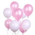 1st Birthday Decoration for Baby Girl / Combo Pack of 33 Pcs, Happy Birthday Banner / Metallic balloons and latex balloons & confetti / crown foil / Digit 1 .. 
