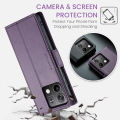 lthmy for Xiaomi Redmi Note 13 5G PU Leather Kickstand Wallet Magnetic Closure Flip Case Cover. 